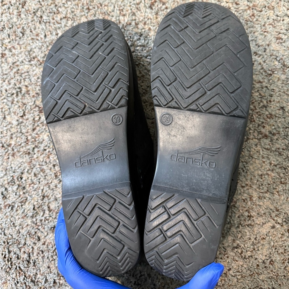 DANSKO All Black Slip On Shoes 39 - Picture 9 of 14